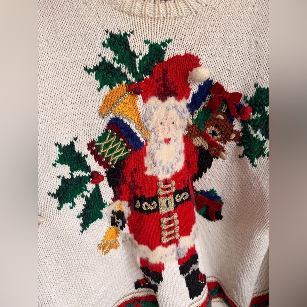 Vintage Talbots Christmas Sweater - Picture 4 of 5